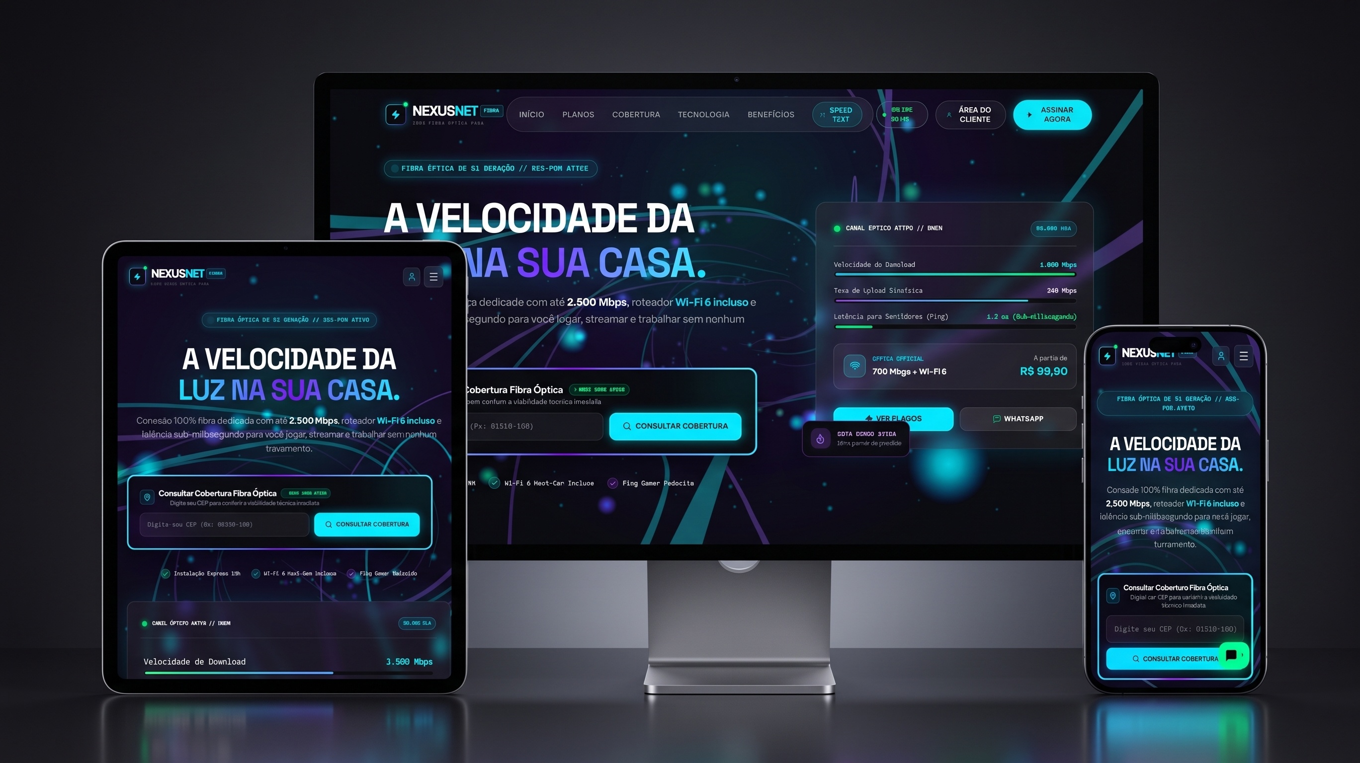 Provedores de Internet / Fibra Óptica